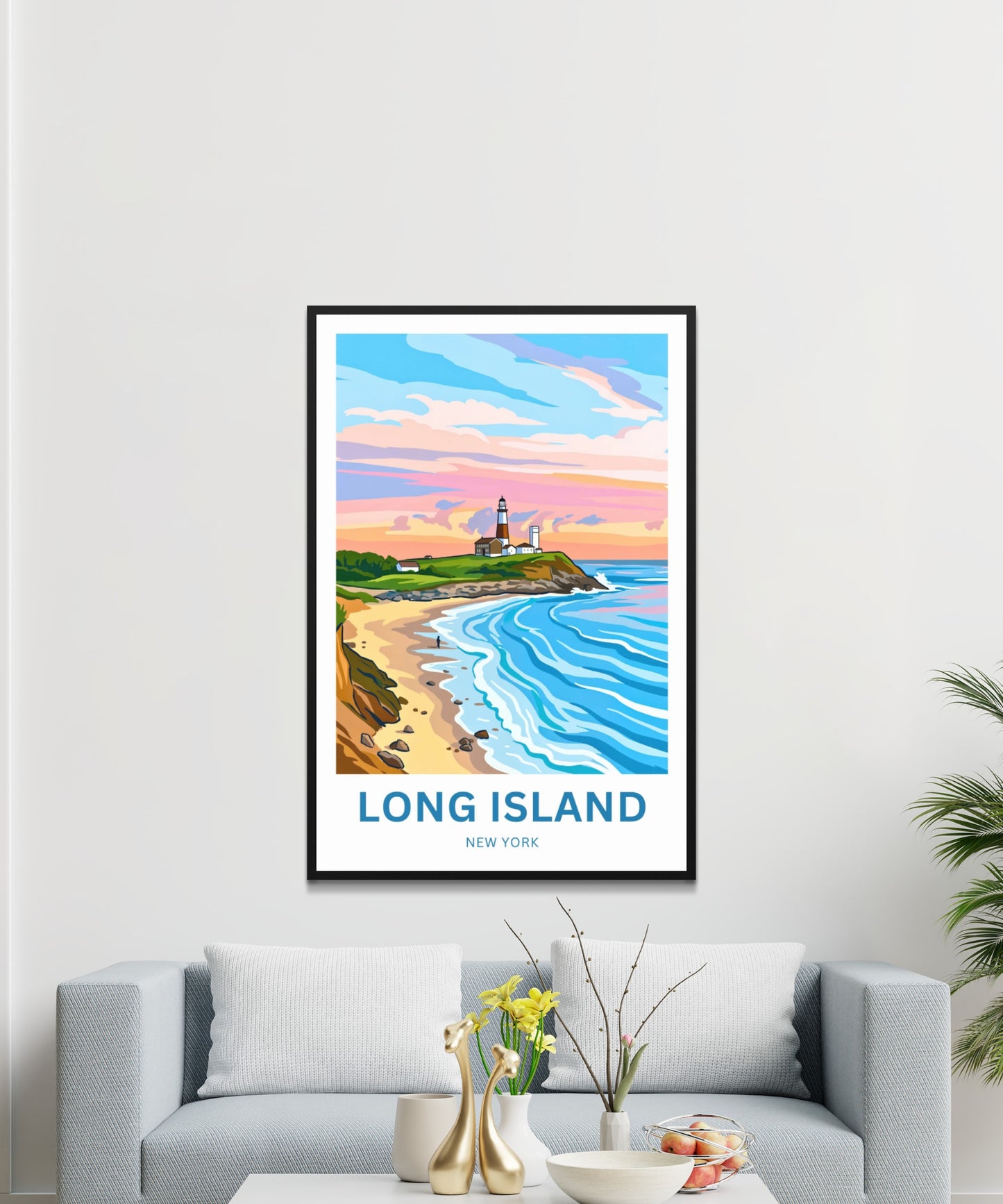 Long Island Travel Poster -  Discover Montauk
