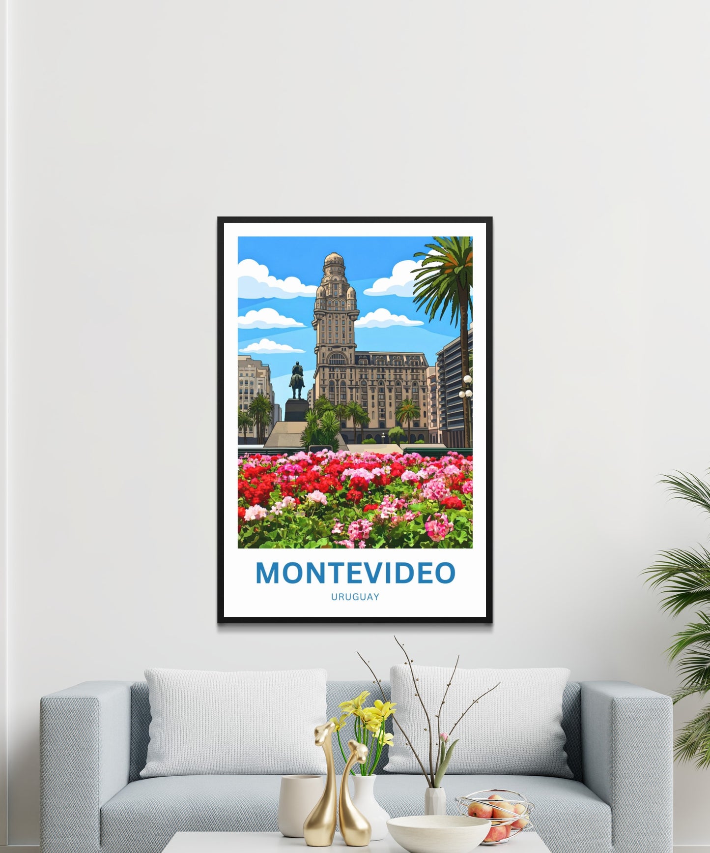 Montevideo Travel Poster - Historic Uruguay