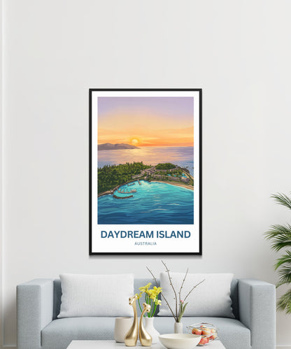 Daydream Island Travel Poster - Island Calmness