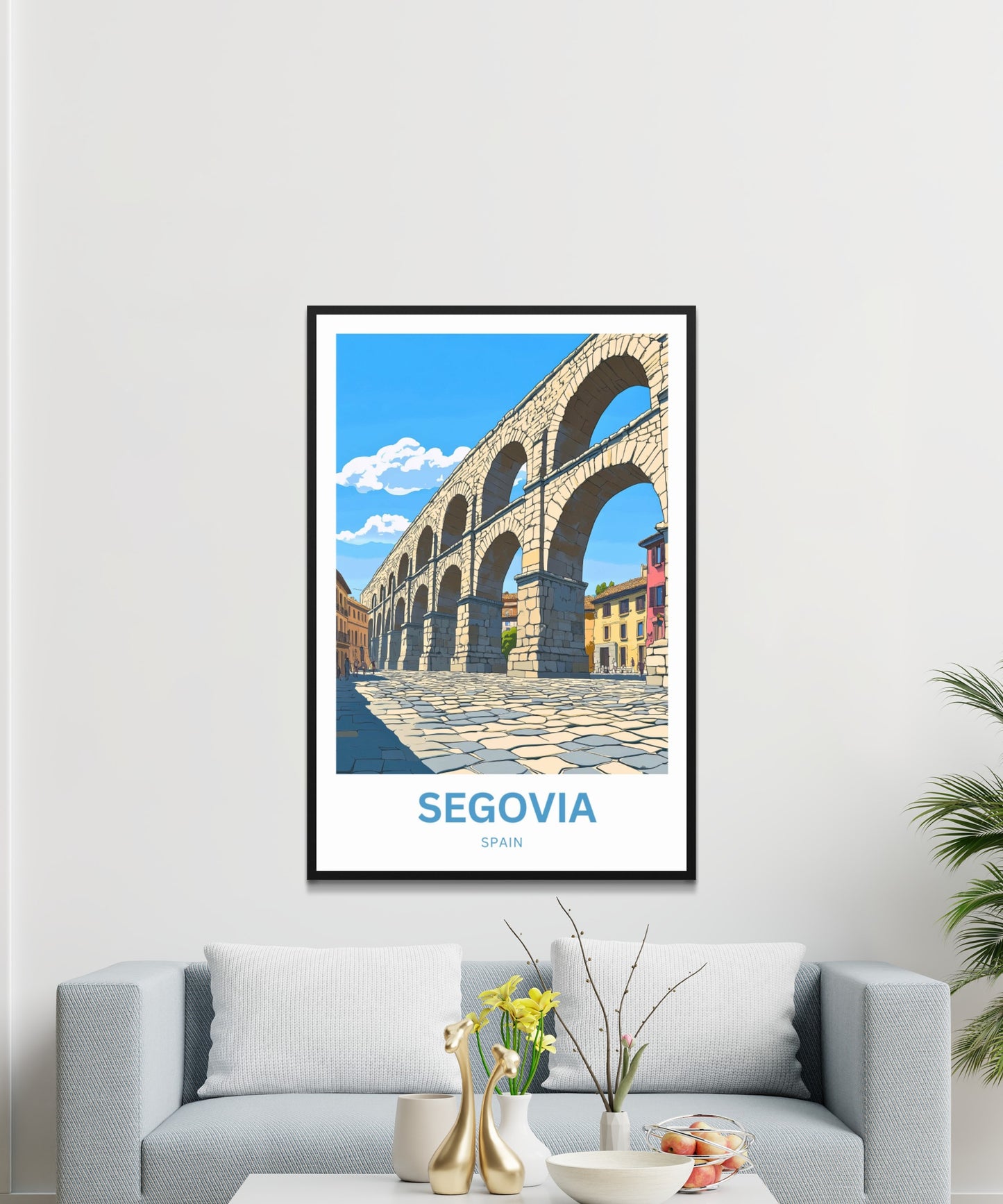 Segovia Travel Poster - City of Stone and Story