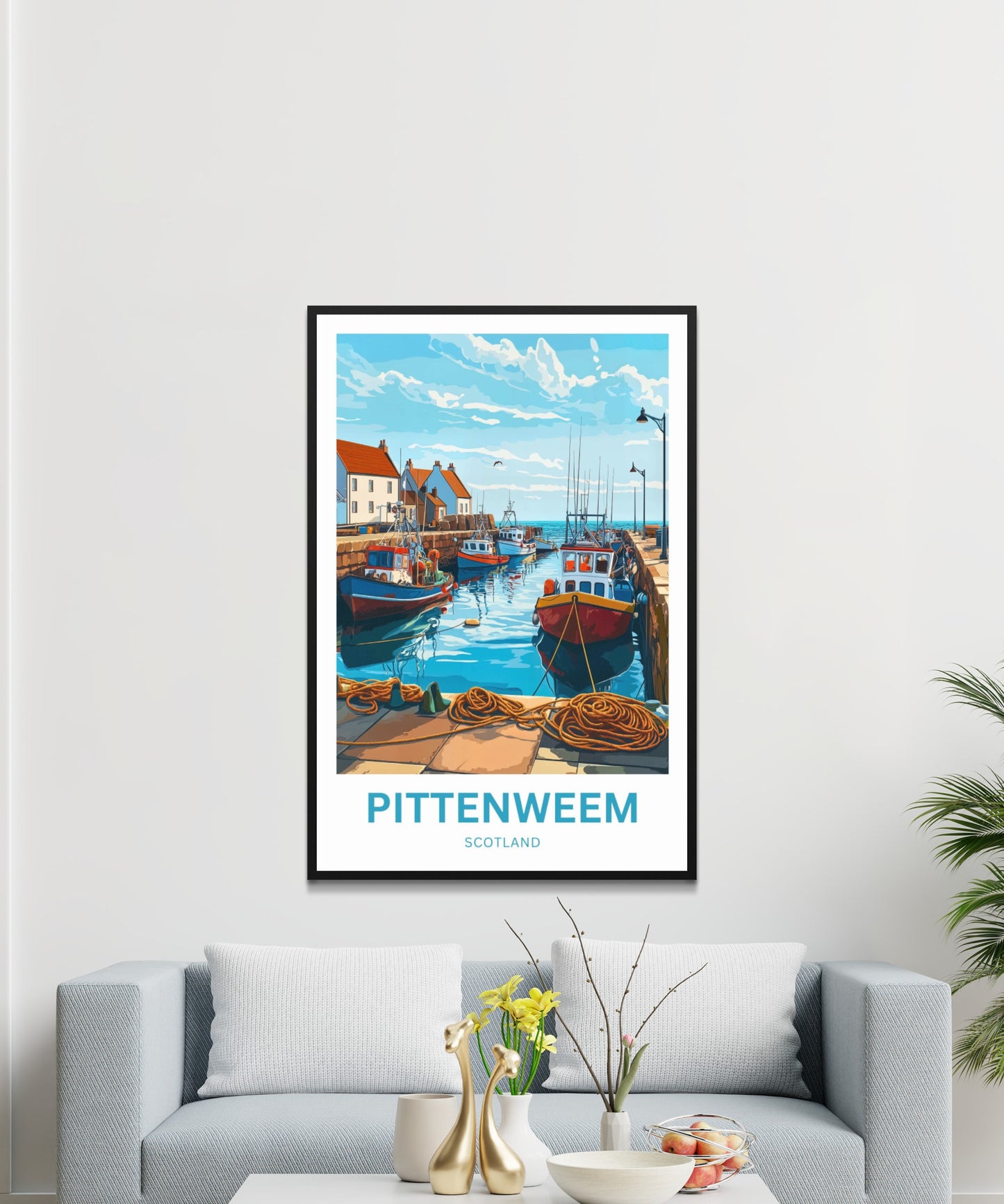 Pittenweem Travel Poster - Fishermen’s Haven