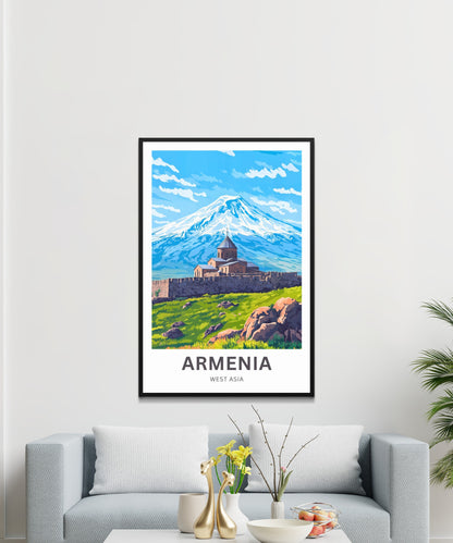 Armenia Travel Poster - Cradle of Civilization