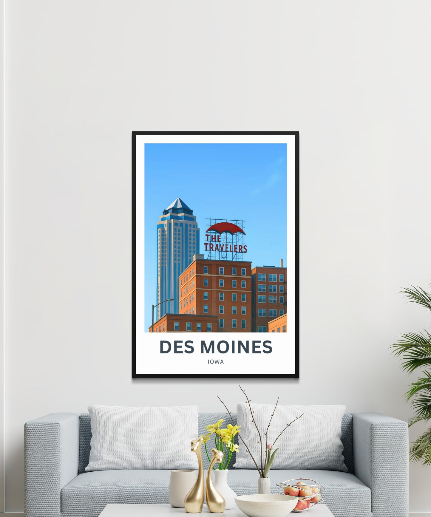 Des Moines Travel Poster