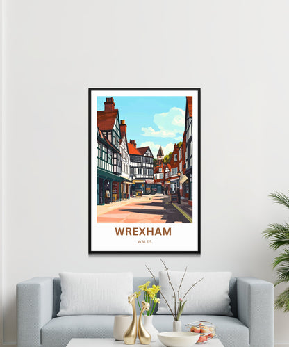 Wrexham Travel Poster