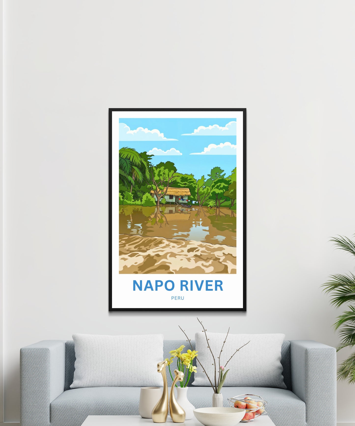 Napo River Travel Poster - River Views