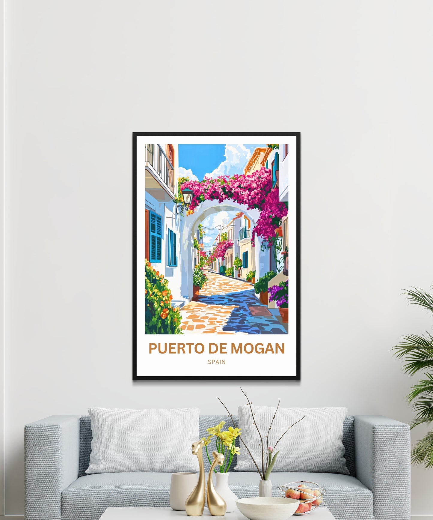 Puerto de Mogán Travel Poster - A Stroll Through Paradise