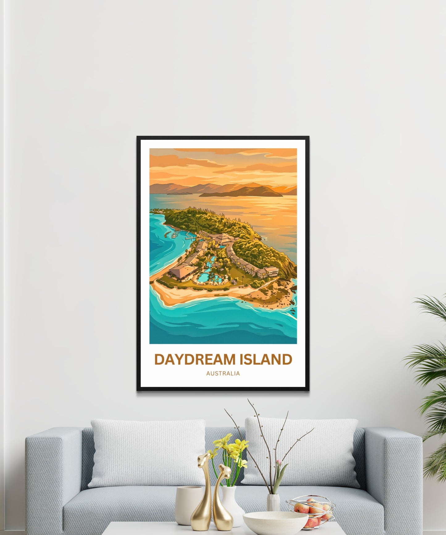 Daydream Island Travel Poster - Island Paradise