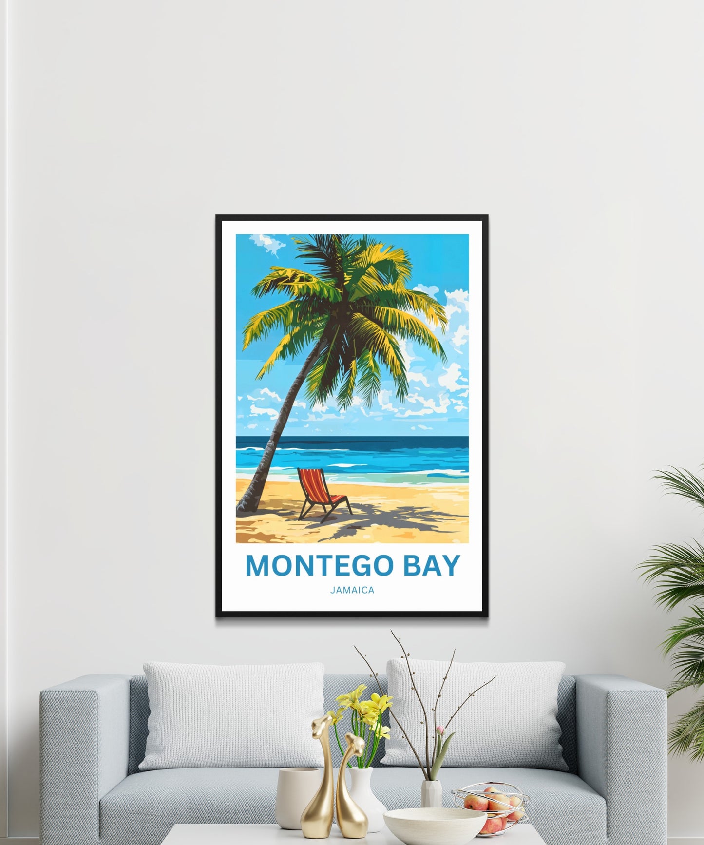 Montego Bay Travel Poster - Jamaica’s Tropical Jewel