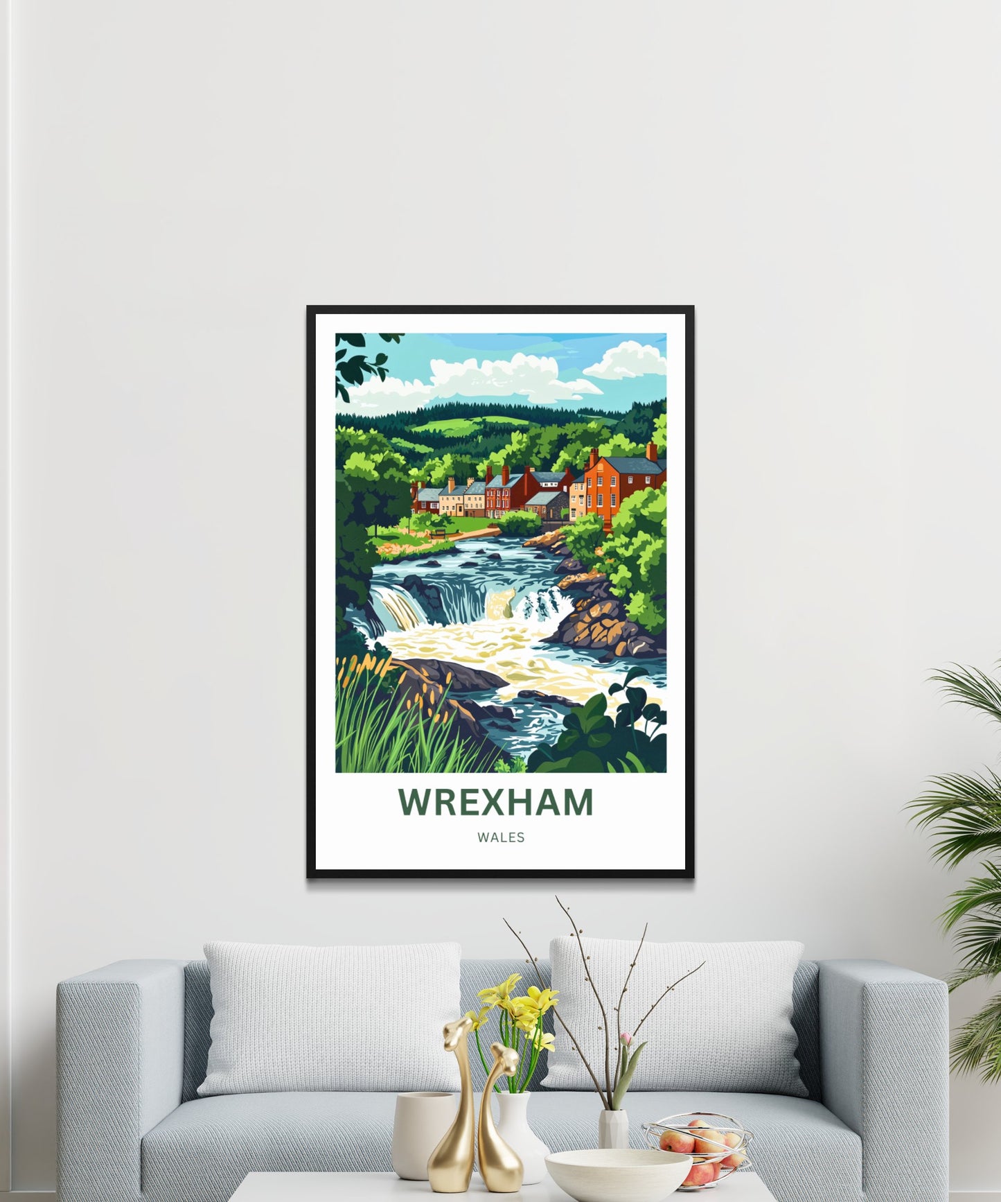 Wrexham Travel Poster - Picturesque River Views