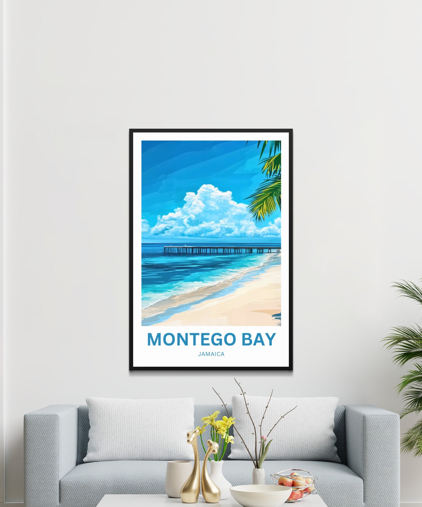 Montego Bay Travel Poster - Escape to the Caribbean