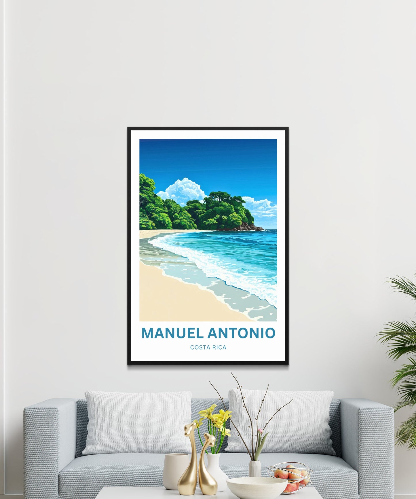 Manuel Antonio Travel Poster - Costa Rica