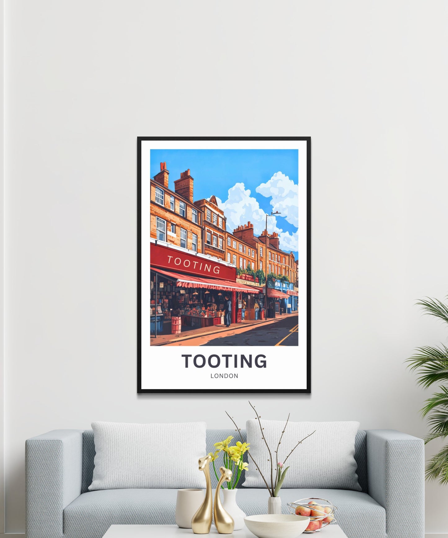 Tooting Travel Poster - South London Street