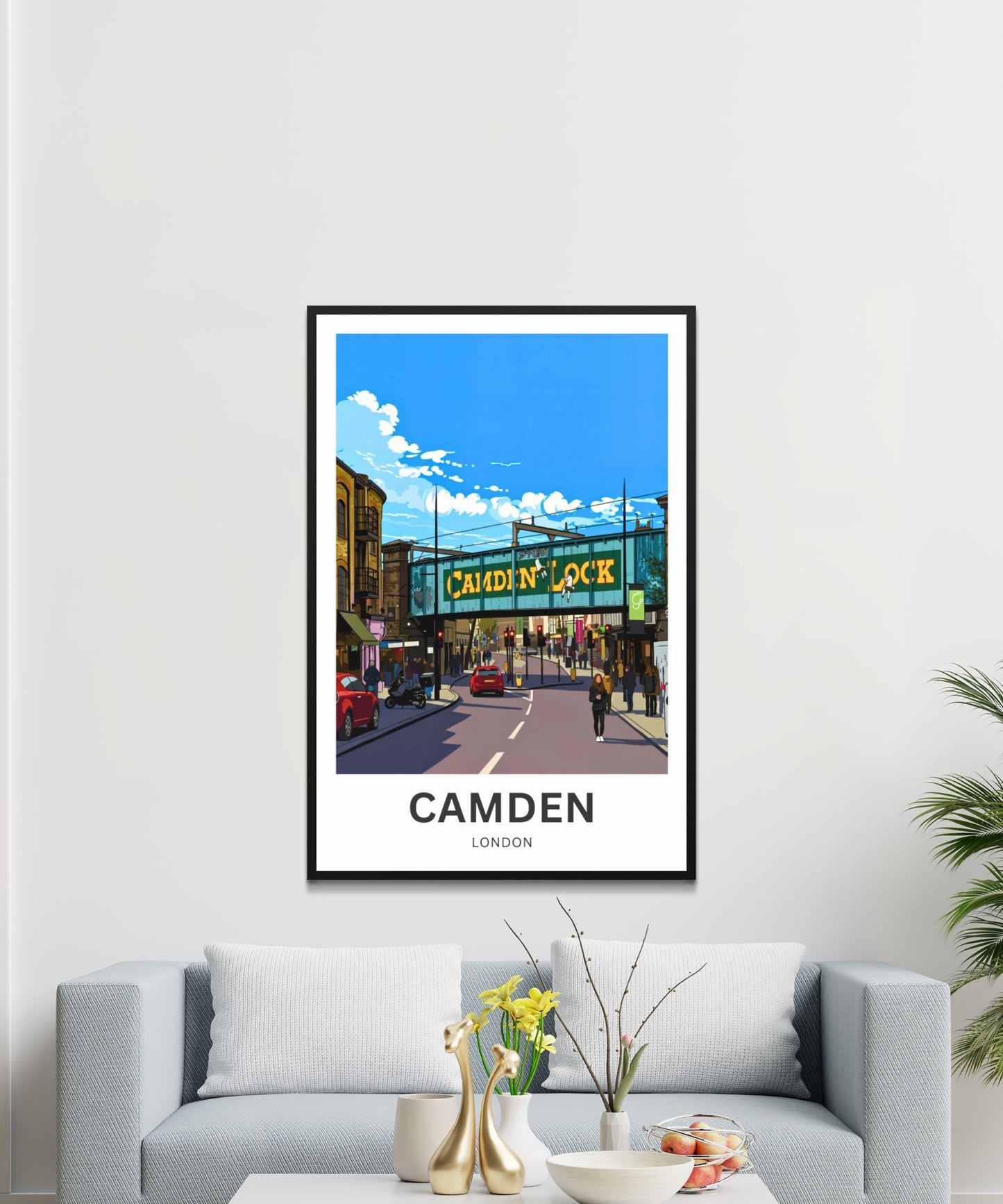 Camden Travel Poster - Market Days