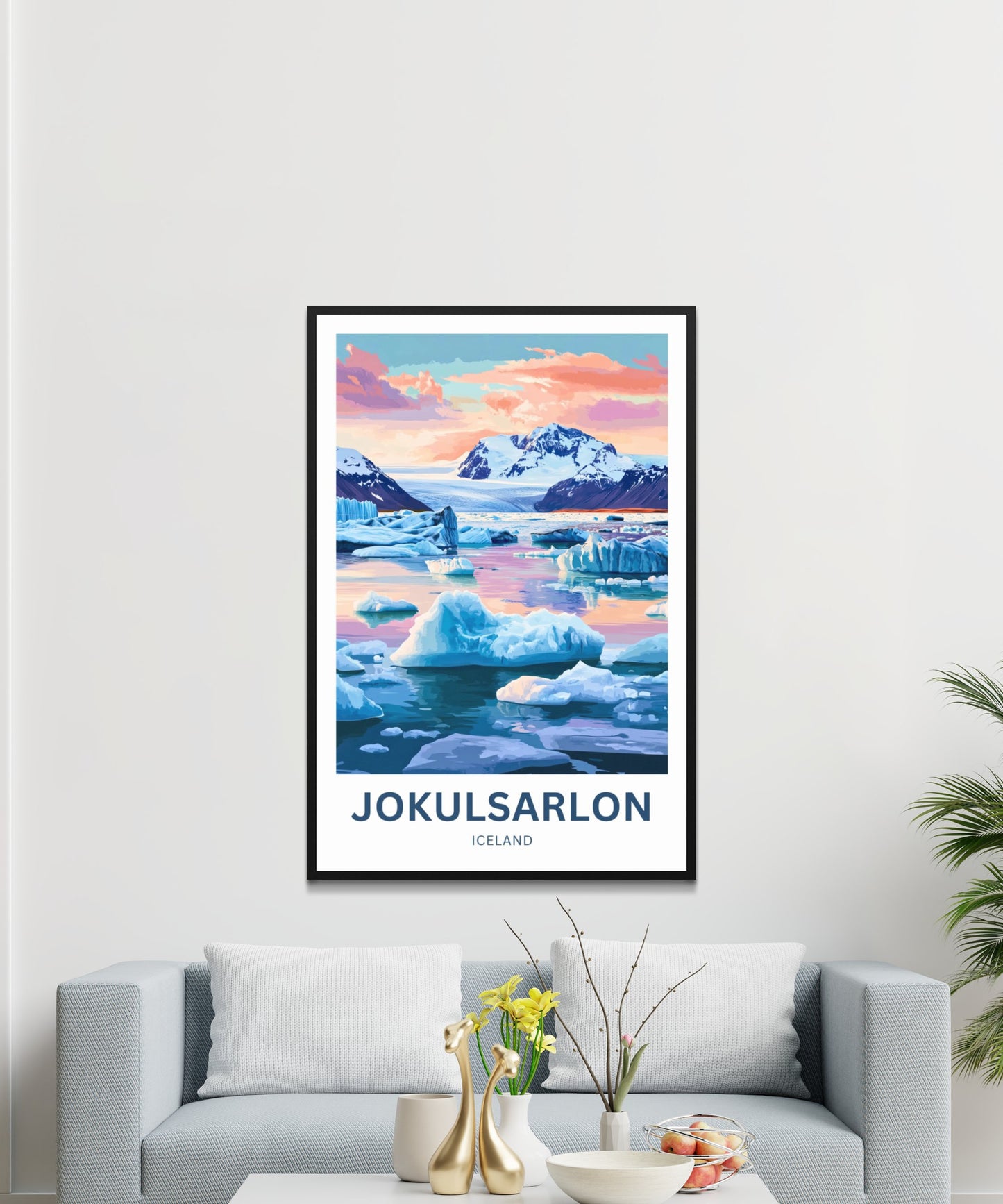 Jökulsárlón Travel Poster
