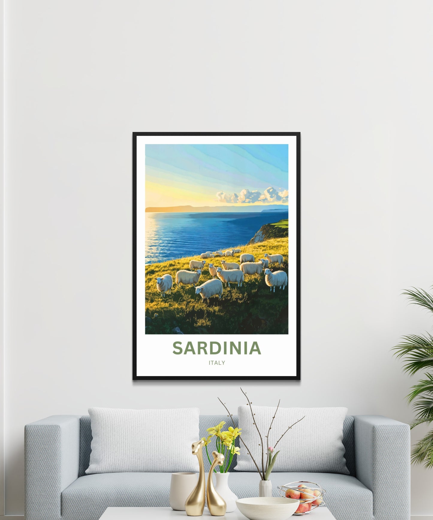 Sardinia Travel Poster - Under the Sardinian Sun