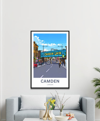 Camden Travel Poster - Creative Streets