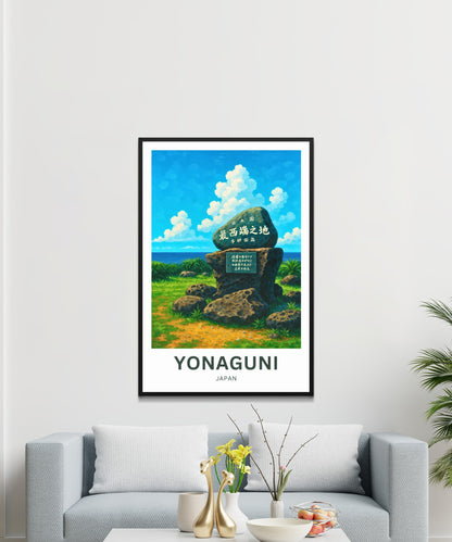 Yonaguni Travel Poster - The Westernmost Isles of Japan