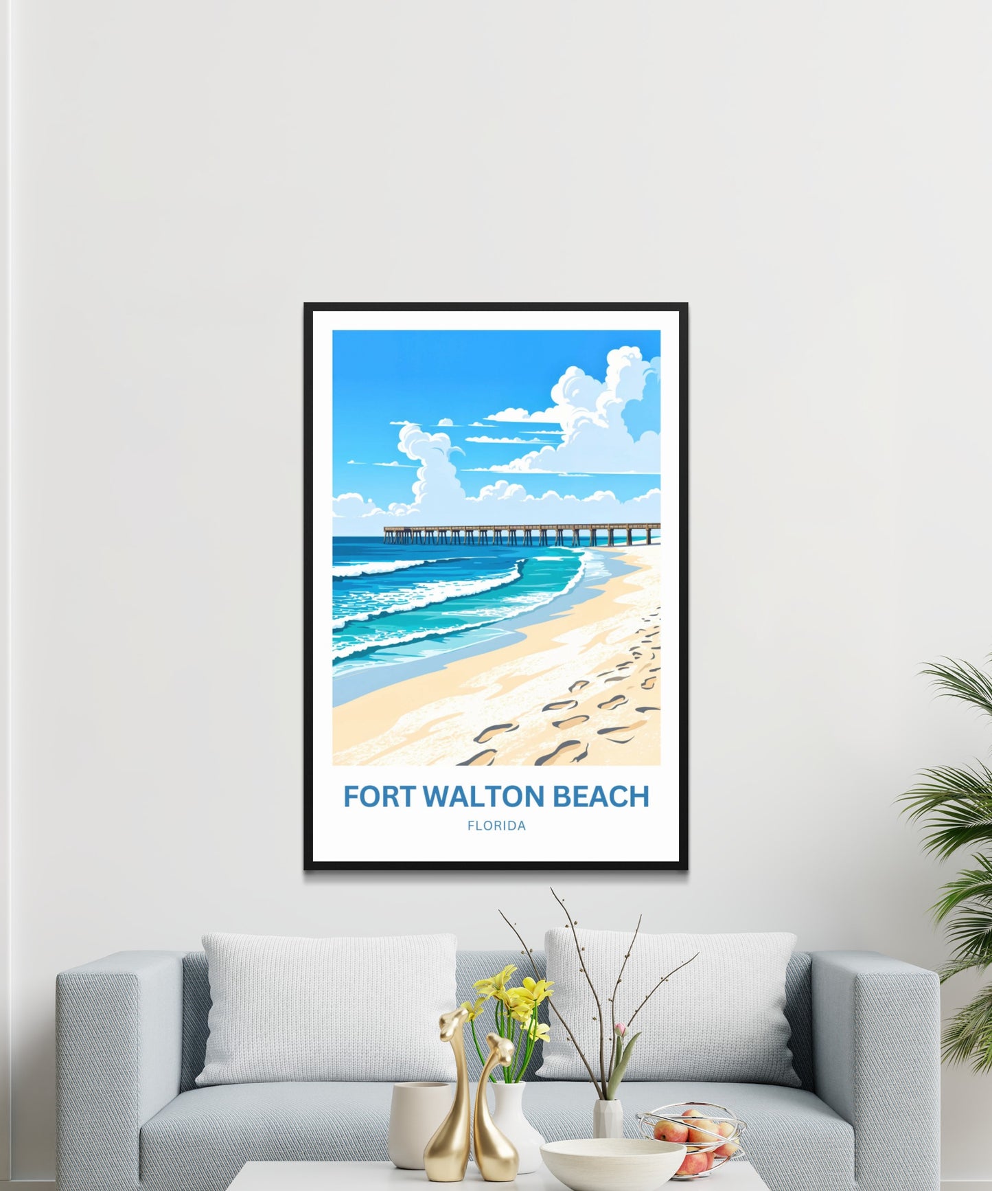 Fort Walton Beach Travel Poster - Escapes