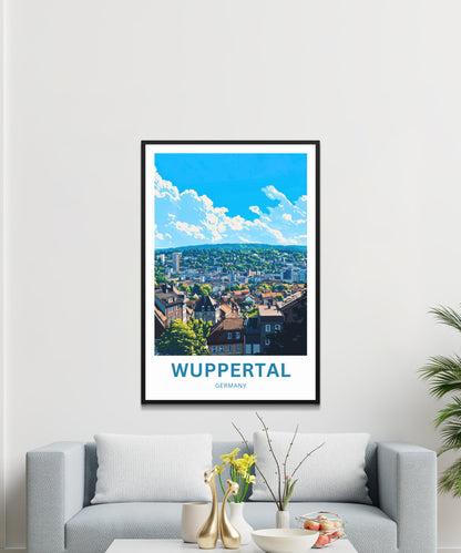 Wuppertal Travel Poster- Wuppertal’s Green Heart