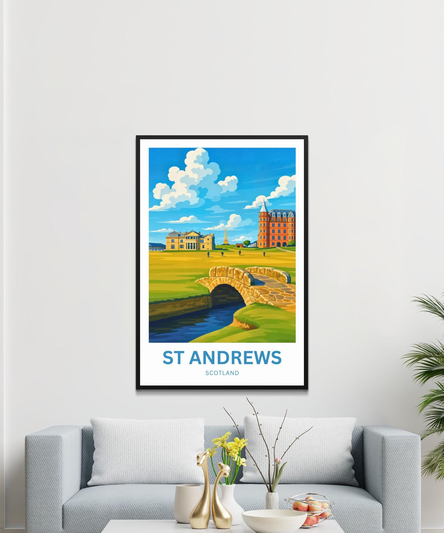 St. Andrews Travel Poster - Old Course