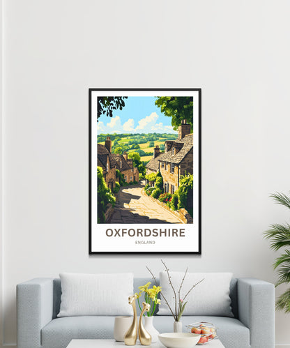 Oxfordshire Travel Poster