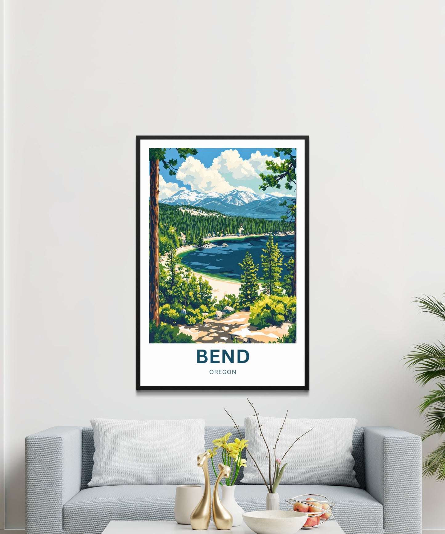 Bend Travel Poster