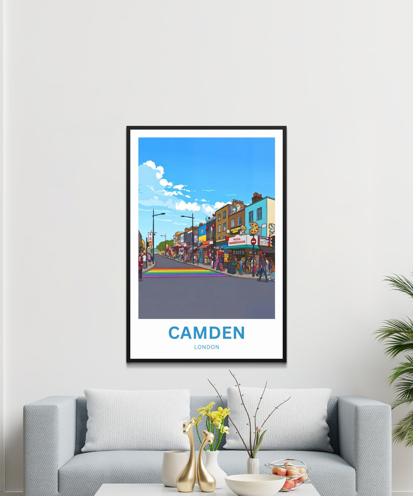 Camden Travel Poster - Colorful Streets