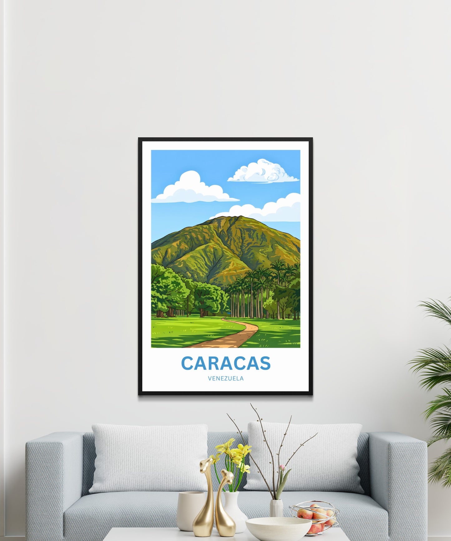 Caracas Travel Poster - Foot of El Ávila