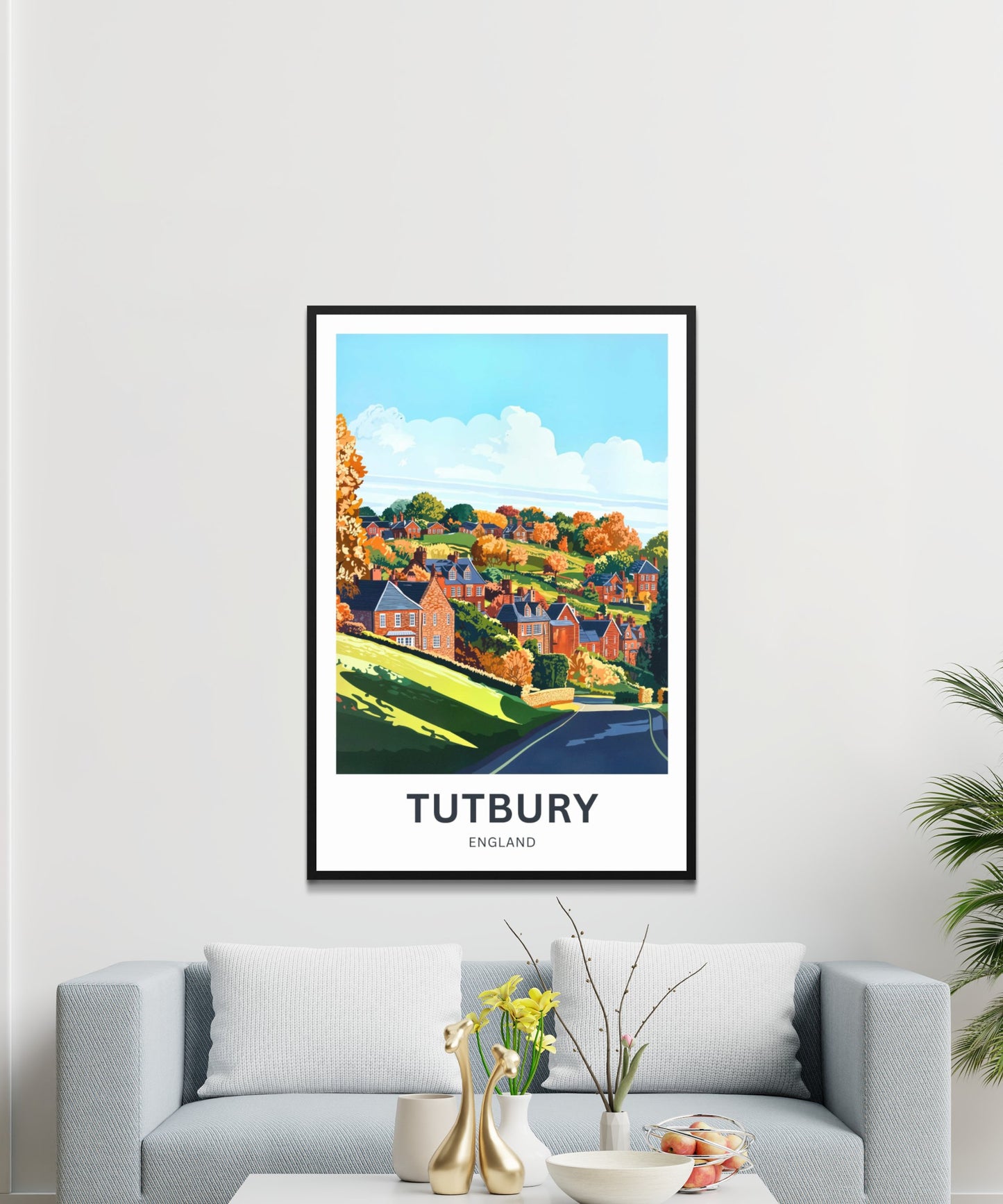 Tutbury Travel Poster - England