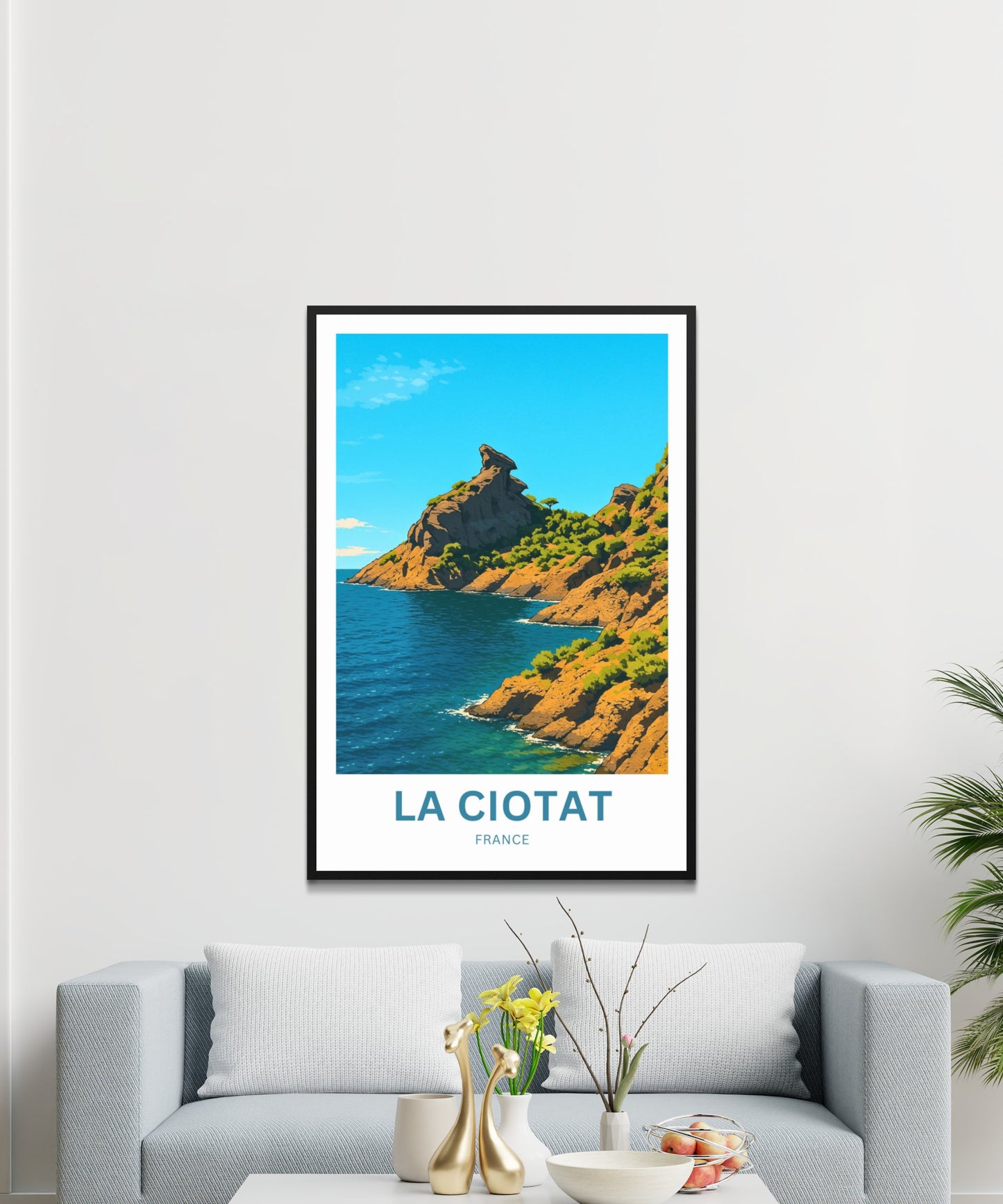 La Ciotat Travel Poster- Le Bec D'Aigle  France