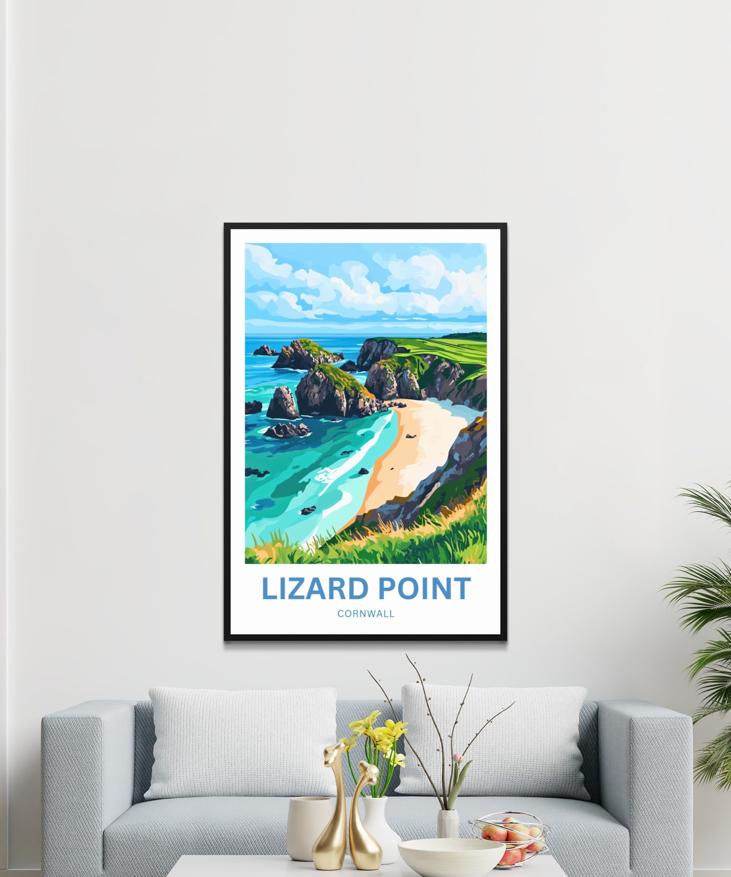 Lizard Point Travel Poster - Coastal Beauty