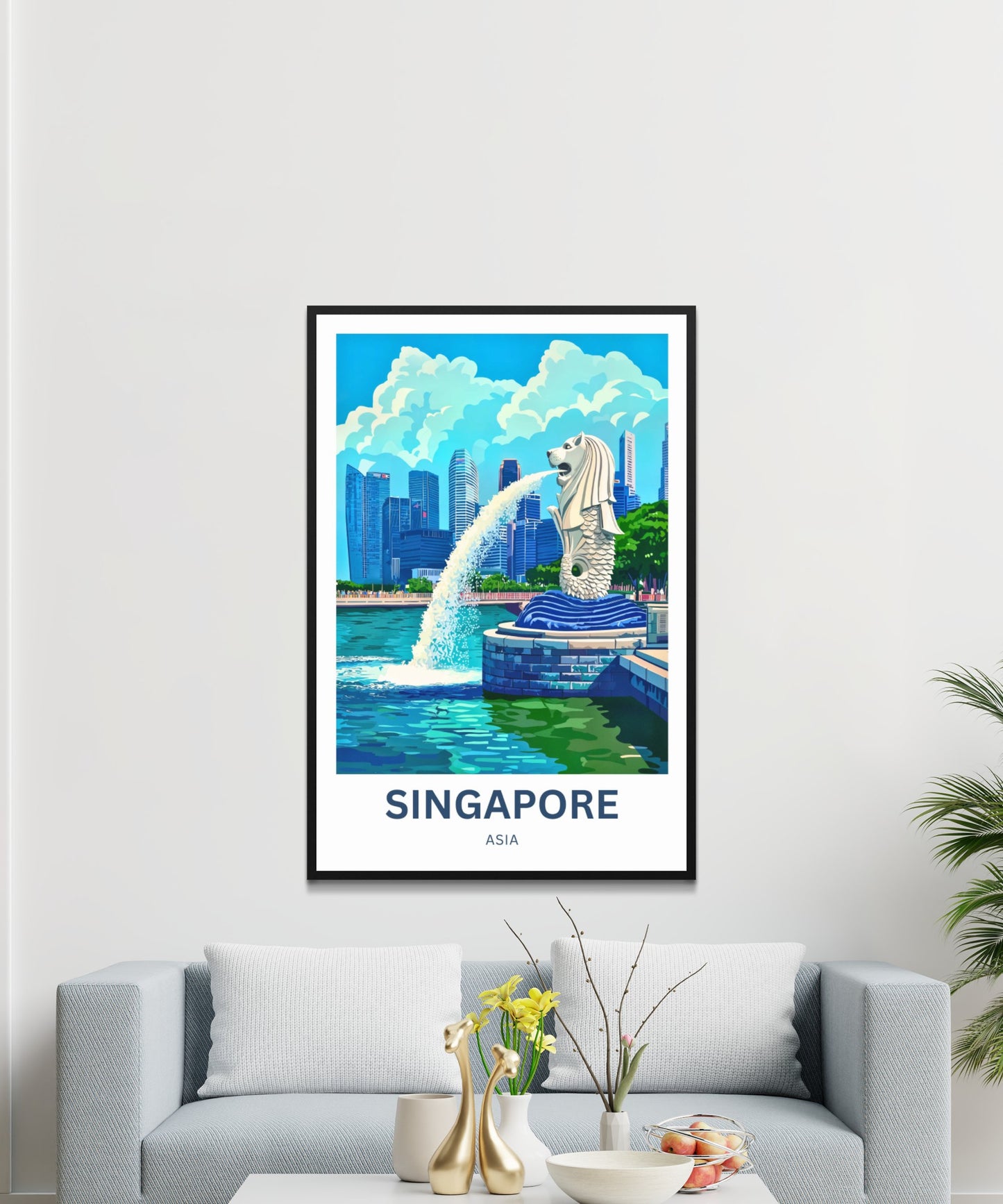 Singapore Travel Poster