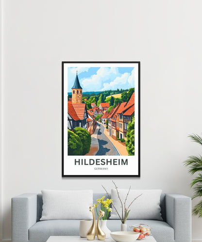 Hildesheim Travel Poster- Stunning Historic Village