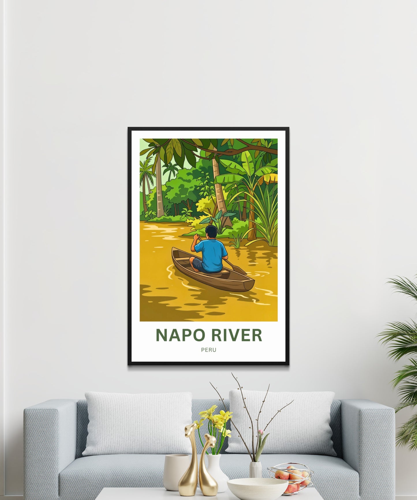 Napo River Travel Poster - Journey