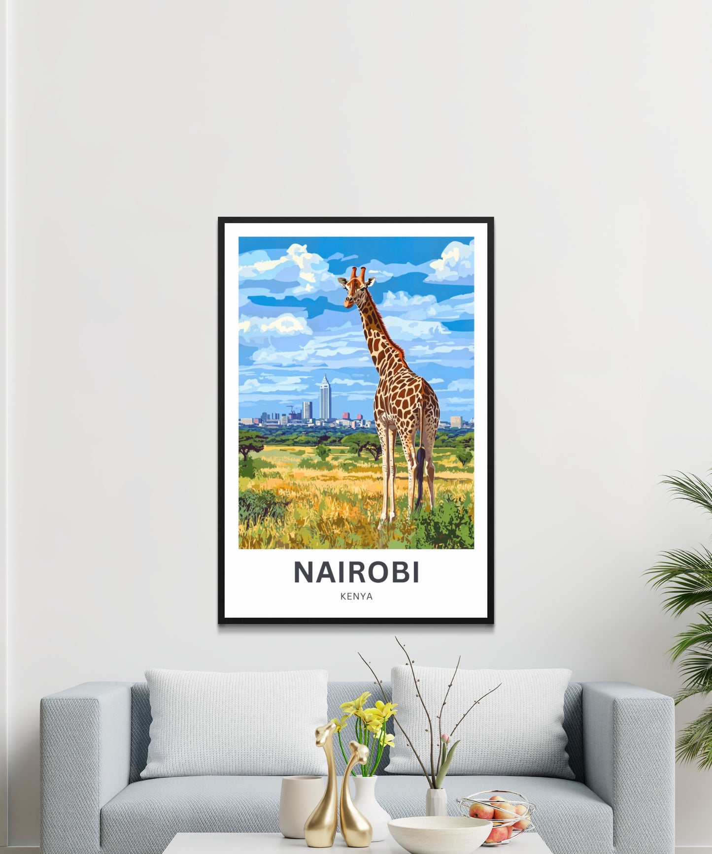 Nairobi Travel Poster - Kenya Urban Gem