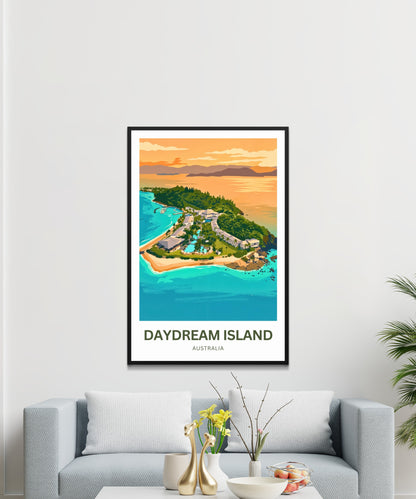 Daydream Island Travel Poster - Whitsunday Gem