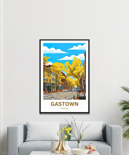 Gastown Travel Poster - Timeless Street