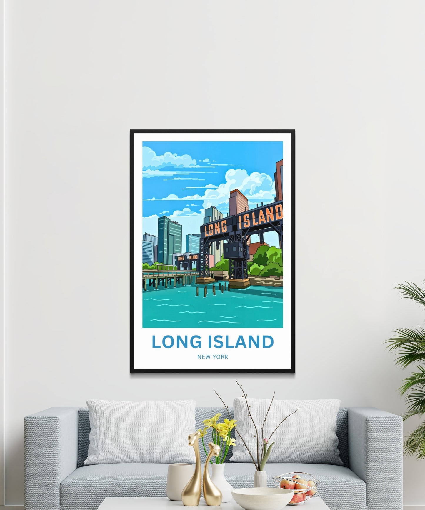 Long Island Travel Poster -  New York City