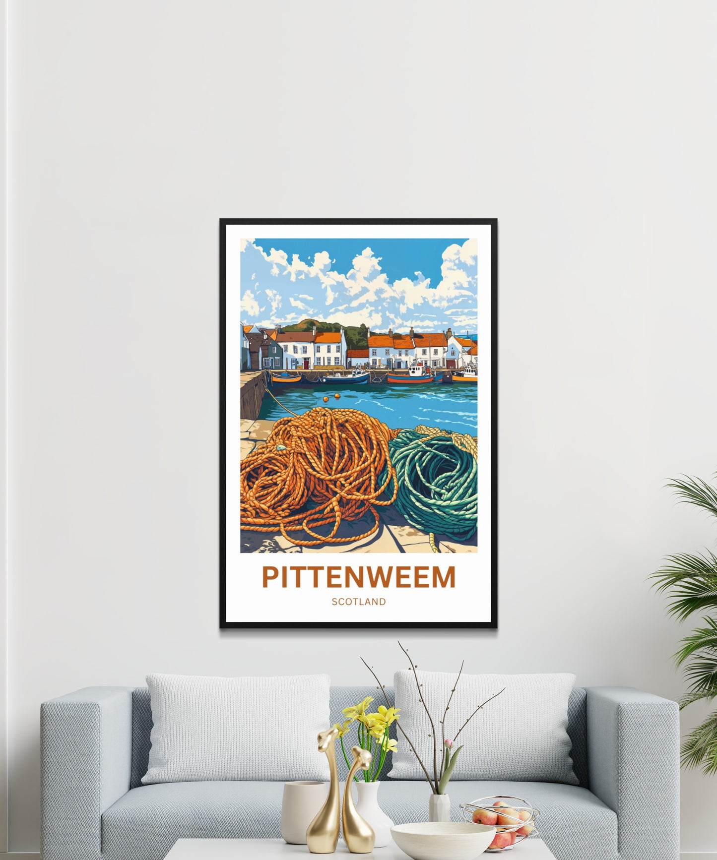Pittenweem Travel Poster - Scotland’s Hidden Harbor
