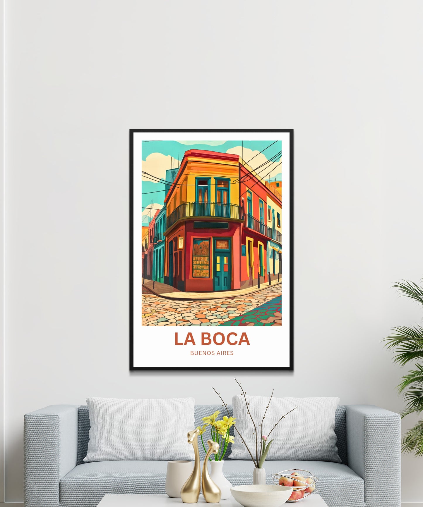 La Boca Travel Poster - Buenos Aires