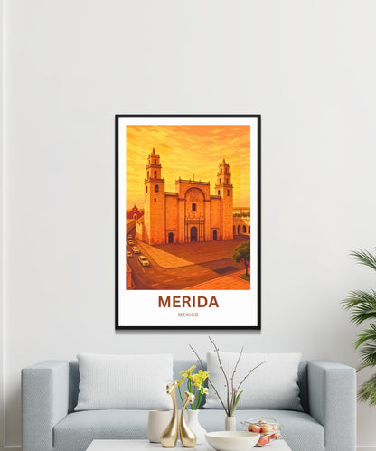 Mérida Travel Poster - Mexico
