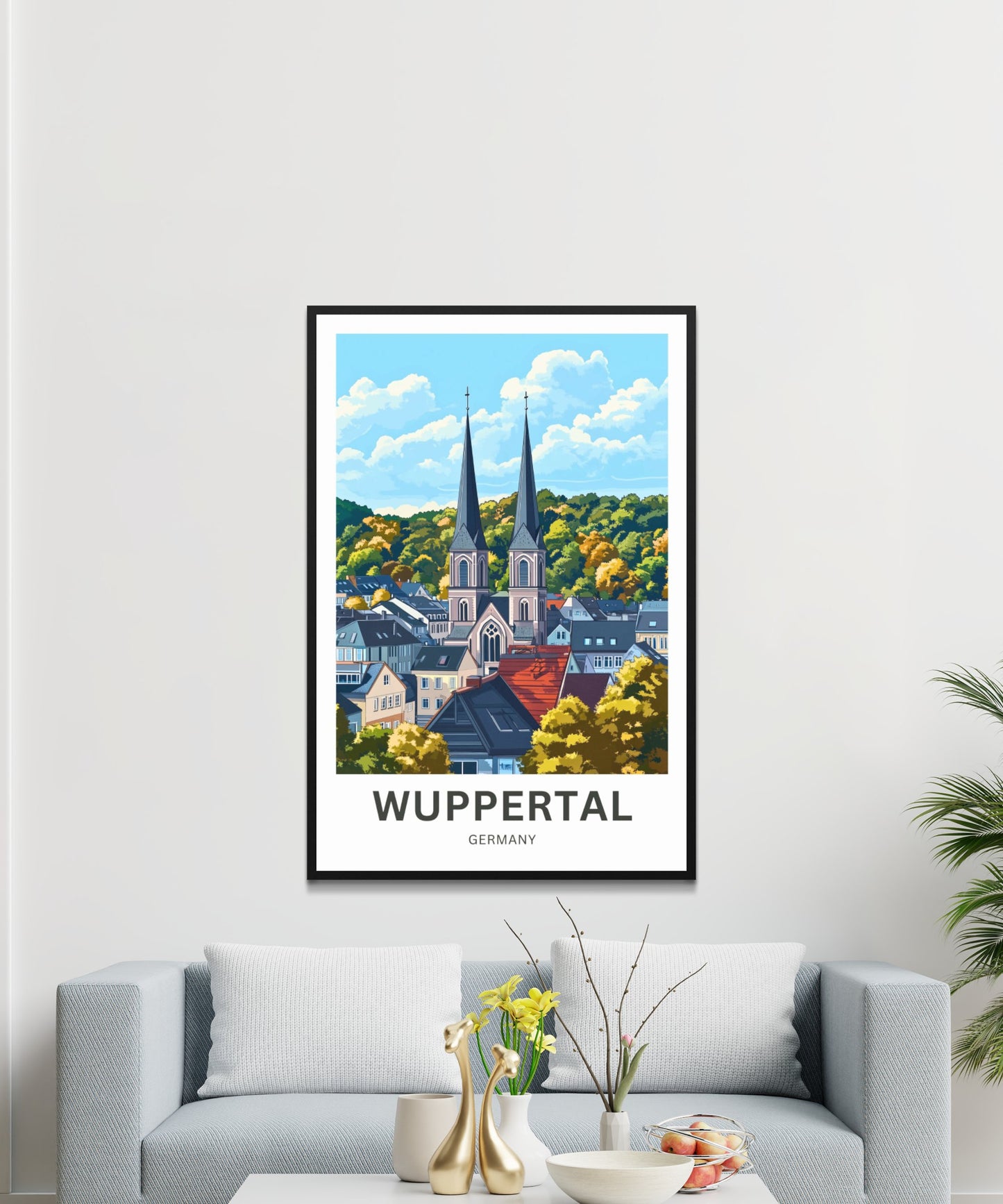 Wuppertal Travel Poster- Germany Urban Elegance