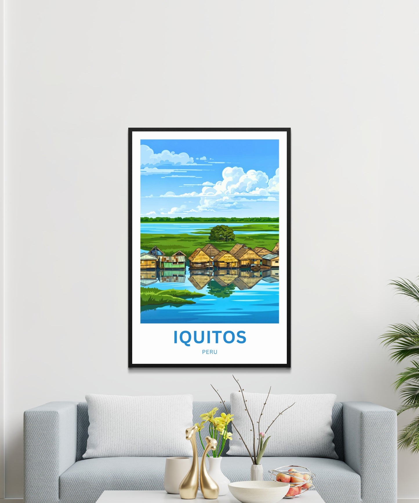 Iquitos Travel Poster - Tropical Charm