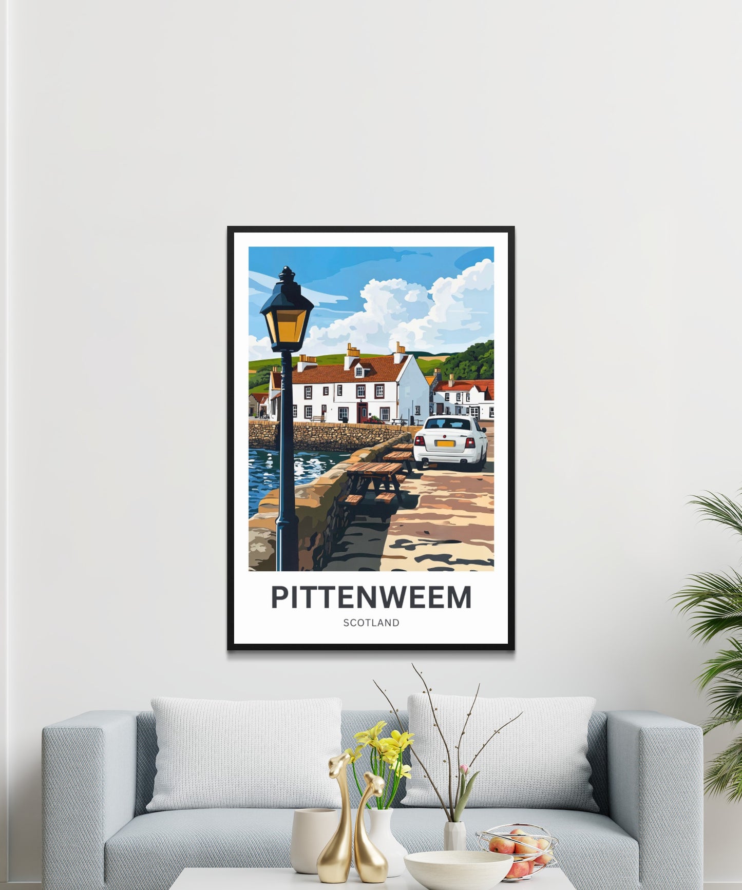 Pittenweem Travel Poster - Captivating Harbor Village