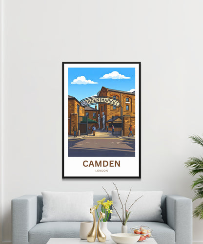 Camden Travel Poster - Market Finds