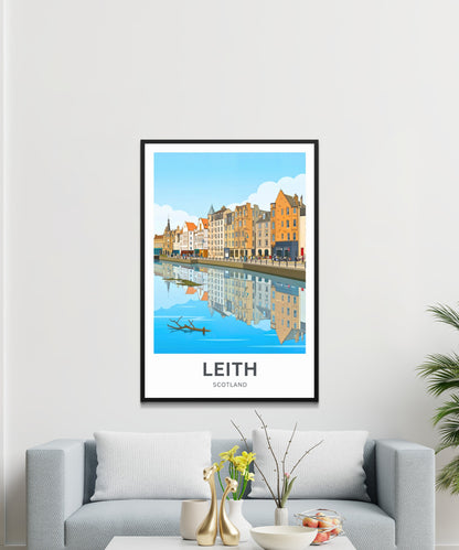 Leith, Edinburgh Travel Poster