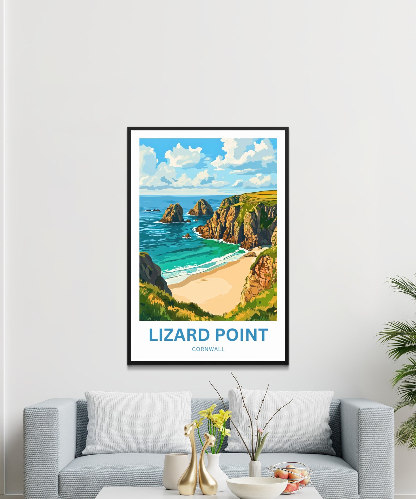 Lizard Point Travel Poster - Breathtaking Shores