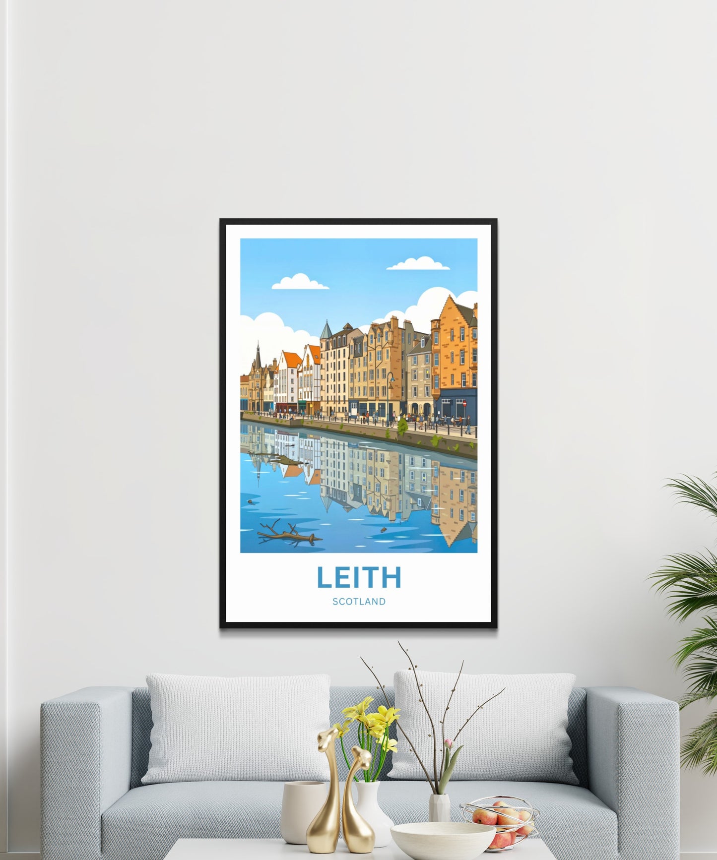 Leith Travel Poster - Scotland’s Coastal Heart