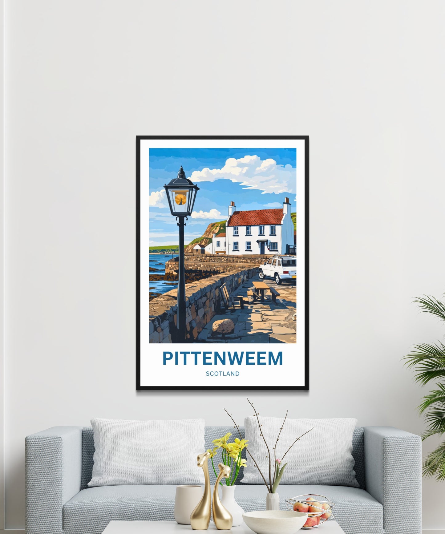 Pittenweem Travel Poster - Mesmerizing Serene Harbor Village