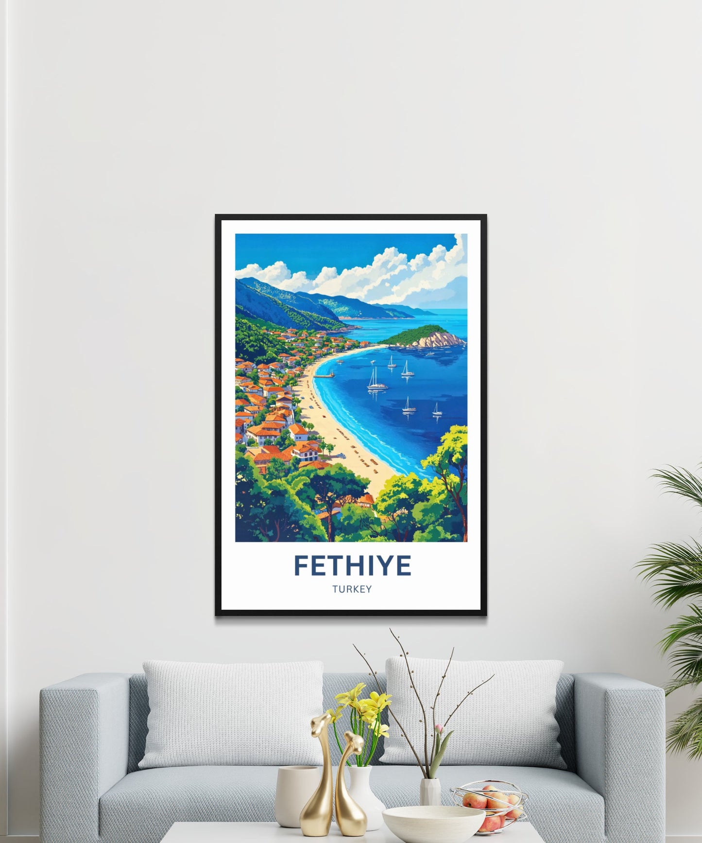 Fethiye Travel Poster